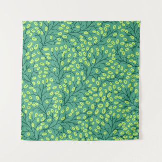 Tenture motif continu à fleurs