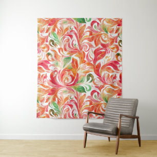 Tenture Motif couleur Paisley d'inspiration vintage (5)