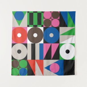 Tenture Motif d'art néo-moderniste réalisé avec g abstrait