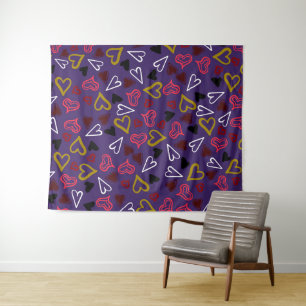Tenture Motif de coeur 32