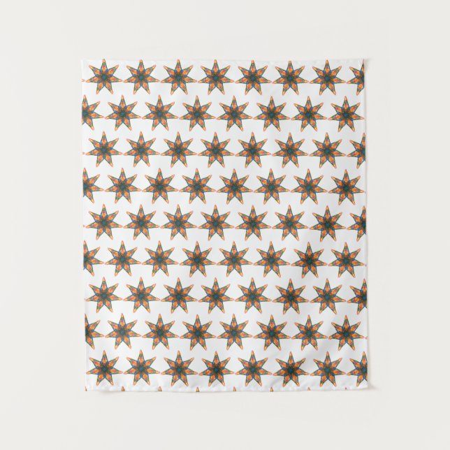 Tenture Motif de fierté de Spirograph : LGBTQIA+ (Devant)