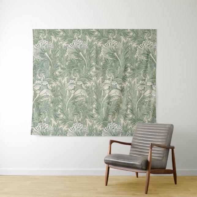 Tenture Motif de fleurs, William Morris (En situation (horizontale))