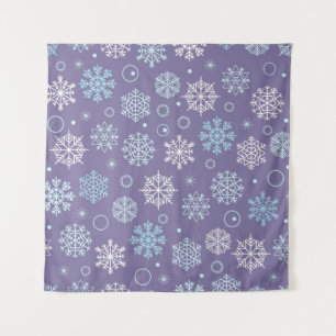 Tenture Motif de flocon de neige	