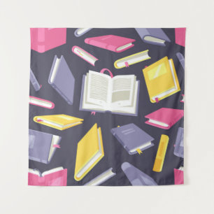 Tenture Motif de livre