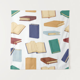 Tenture Motif de livre