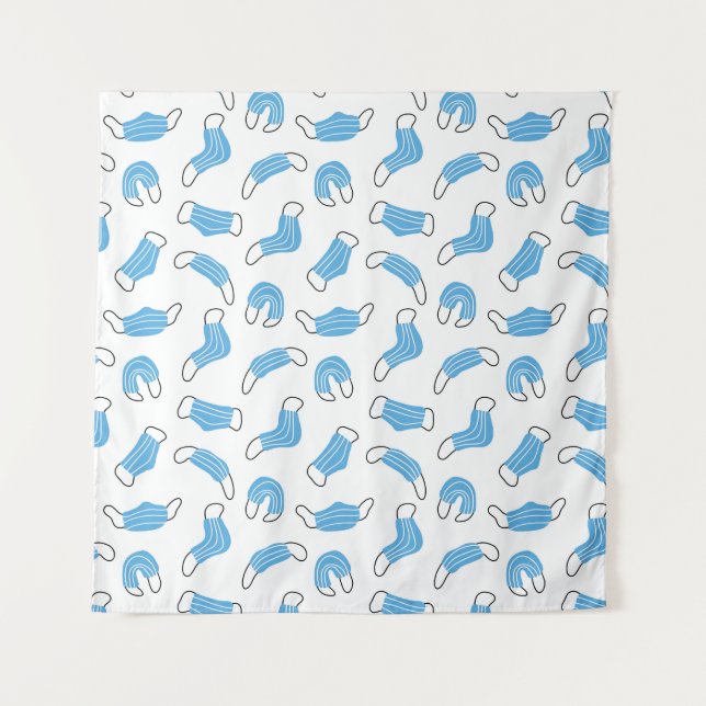 Tenture motif de masque Médicale (Devant)