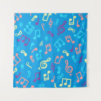 Motif de notes musicales