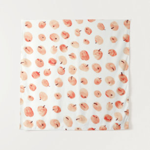 Tenture Motif de pommes Red paradise