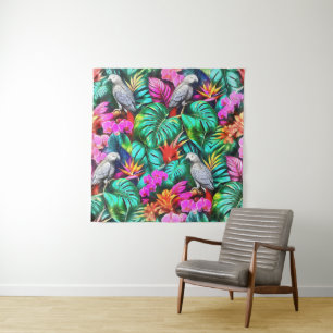 Tenture Motif de surface sans couture Jungle Dreams avec p