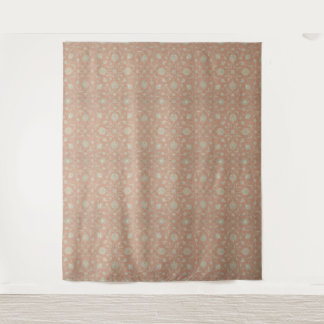 Tenture Motif de vigne florale pastel vintage – Douce rose