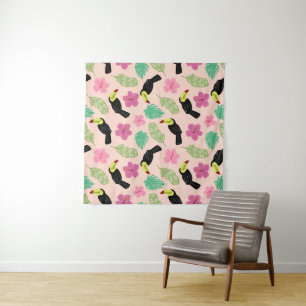 Tenture Motif d'été tropical
