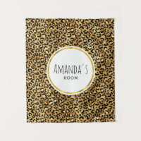 Motif Empreinte de léopard sauvage et exotique