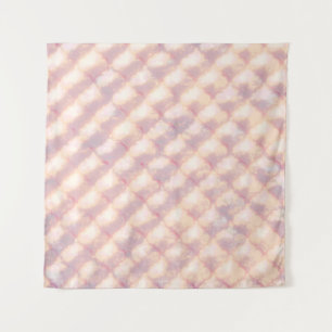 Tenture Motif en quatrefeuille abstrait et lumineux pastel