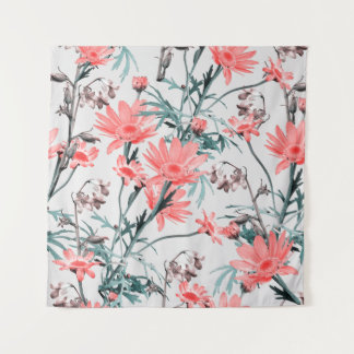 Tenture Motif floral sans soudure, margarita et hyacinthes