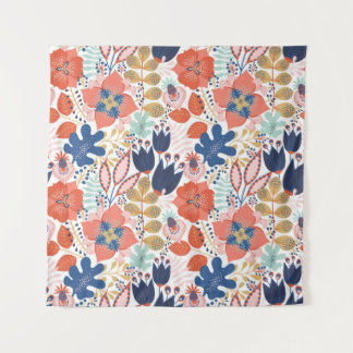 Tenture Motif floral transparent sur blanc. backgro Abstra