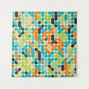 Tenture Motif géométrique rétro abstrait