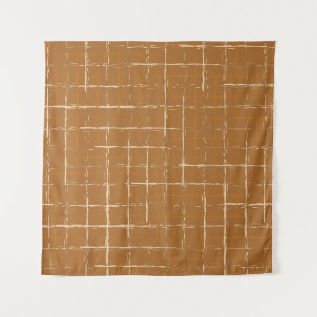 Tenture Motif géométrique sans couture avec chaîne de bros (Devant)