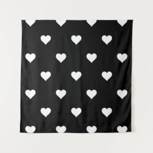 Tenture Motif minimaliste noir et blanc