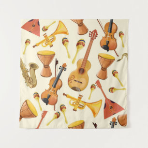 Tenture Motif musical