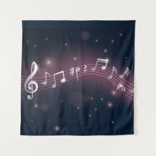 Tenture Motif musical