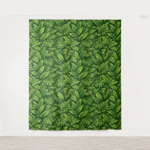 Tenture Motif sans couture de feuilles tropicales modernes