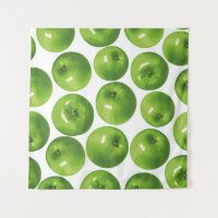 Motif sans couture de pomme verte