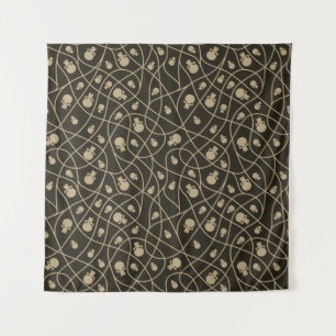 Tenture Motif sans couture effrayant A (Style : 2)