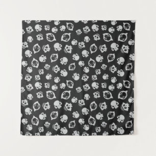 Tenture Motif sans couture effrayant D (Style : 3)