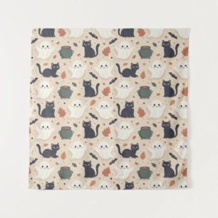 Tenture Motif sans couture effrayant I (Style : 1)