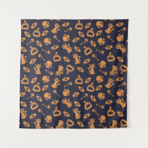 Tenture Motif sans couture épouvantable C (Style : 1)