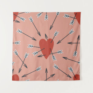 Tenture Motif sans couture fait main avec des illustration