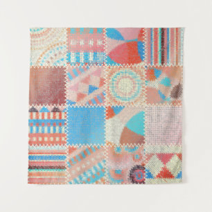 Tenture Motif sans couture. Imitation d'un motif patchwork