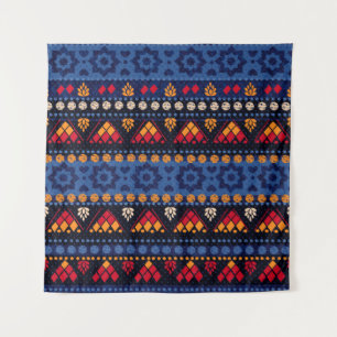 Tenture Motif sans couture tribale.