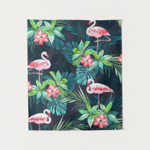 Tenture Motif sans couture tropicale estivale avec bir fla