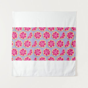 Tenture Motif sans soudure, tranches de pamplemousse avec