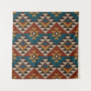 Tenture Motif traditionnel Tribal Aztec sans couture sur w