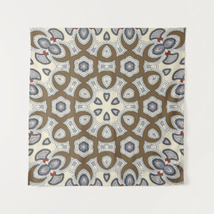 Tenture Motif vintage circulaire sans couture. Décor color