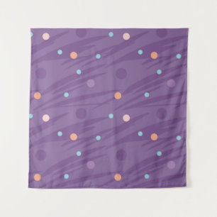 Tenture motif violet Abstrait sans soudure avec cercles et