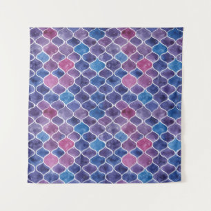 Tenture Motif violet sans aquarelle