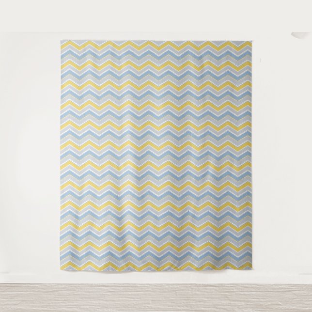 Tenture Motif zigzag (Devant)