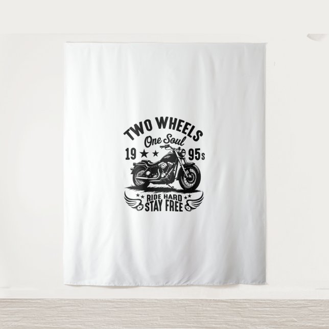 Tenture Moto Vintage 1995 (Devant)