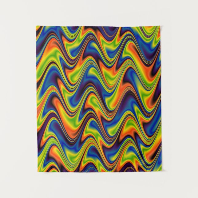 Tenture Multicolor Abstrait (Devant)
