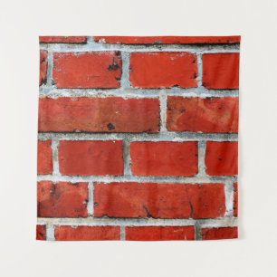 Tenture Mur brique rouge briques mur brique mur