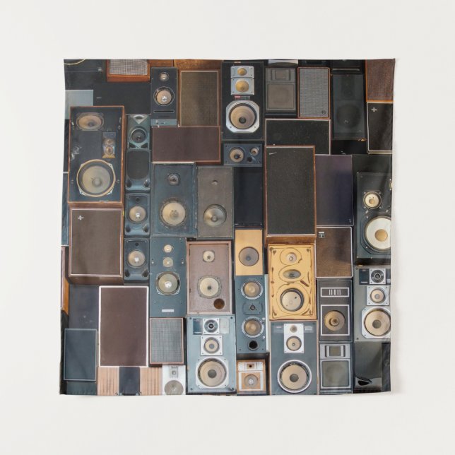 Tenture Mur de haut-parleurs (Devant)