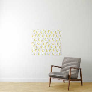 Tenture Murale Bananes géométriques