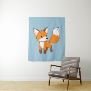 Tenture Murale Cute Little Fox
