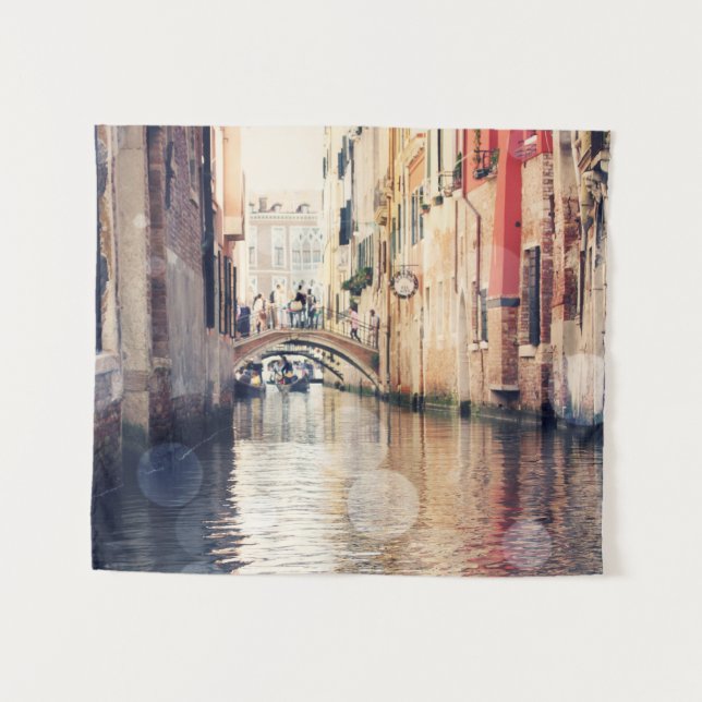 Tenture Murale Destinations | Venice Gondolas Photographie (Devant (Horizontal))