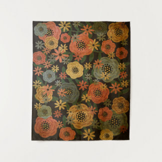 Tenture Murale Fleur Grunge Moyenne