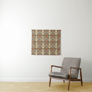 Tenture Murale Motif floral de tortue