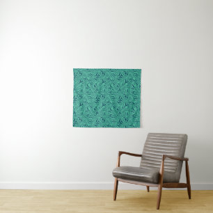 Tenture Murale Motif tropical de feuille de Monstera